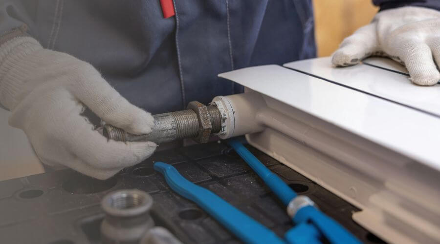 Professional water heater repair services in Moffett, OK